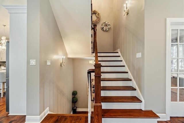 1690 Shelburne Ln, Squirrel Hill, PA 15217 - stairs with wood finished floors and baseboards