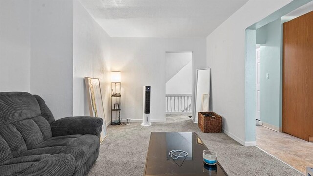 419 Carothers Ave, Carnegie, PA 15106 - living room featuring light carpet and baseboards