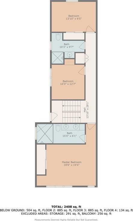 204 Bailey Ave, Mt Washington, PA 15211 - floor plan / room layout