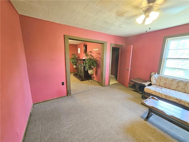 114 Leonard Rd, Washington Twp But, PA 16040 - unfurnished room featuring carpet floors and ceiling fan