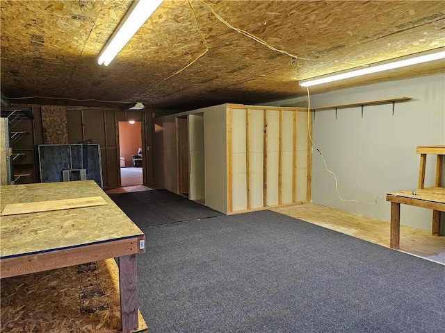 114 Leonard Rd, Washington Twp But, PA 16040 - finished below grade area featuring dark colored carpet