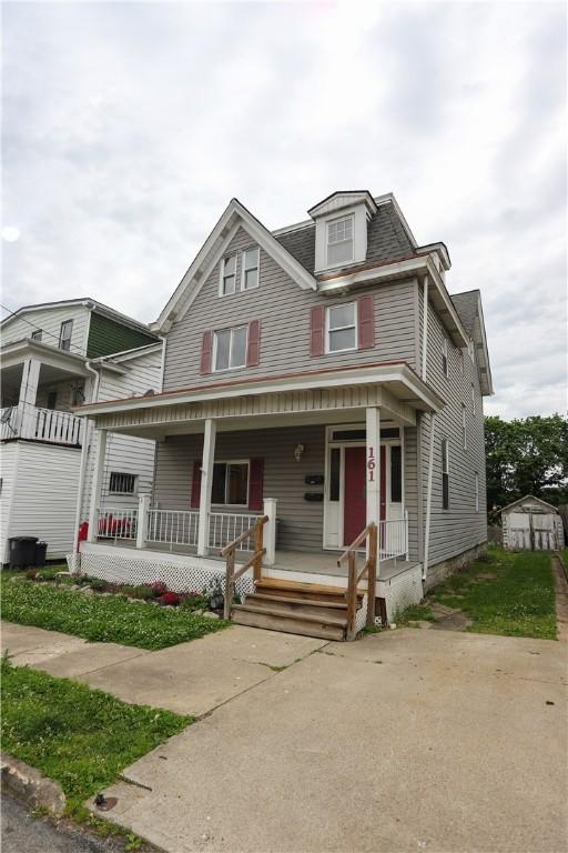 161 Frothingham Ave, Jeannette, PA 15644 - view of front of house featuring covered porch