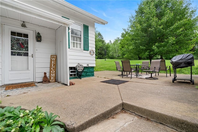 2418 Graceland Rd, Neshannock Twp, PA 16105 - view of patio featuring outdoor dining space and a grill
