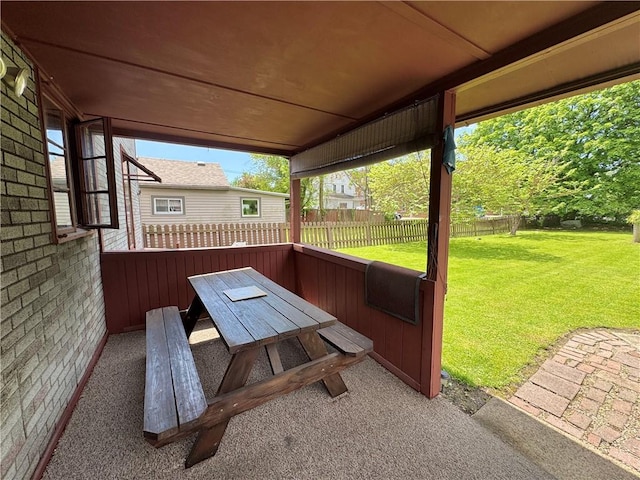 509 N Mercer St, New Castle/1St, PA 16101 - view of patio / terrace featuring outdoor dining space