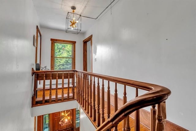 439 Pleasant Hill Rd, Allegheny Twp Wml, PA 15656 - staircase with a baseboard radiator