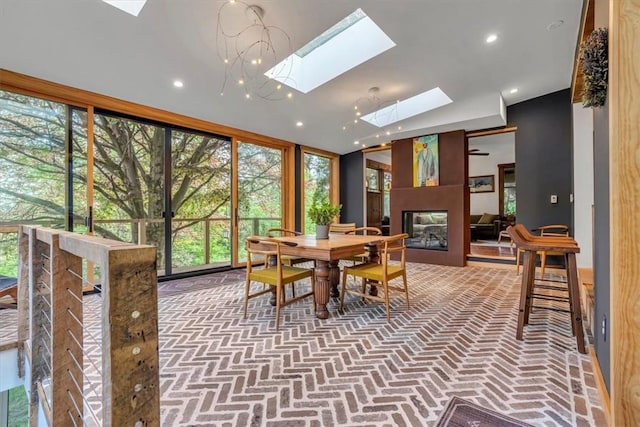 439 Pleasant Hill Rd, Allegheny Twp Wml, PA 15656 - sunroom featuring a skylight and plenty of natural light