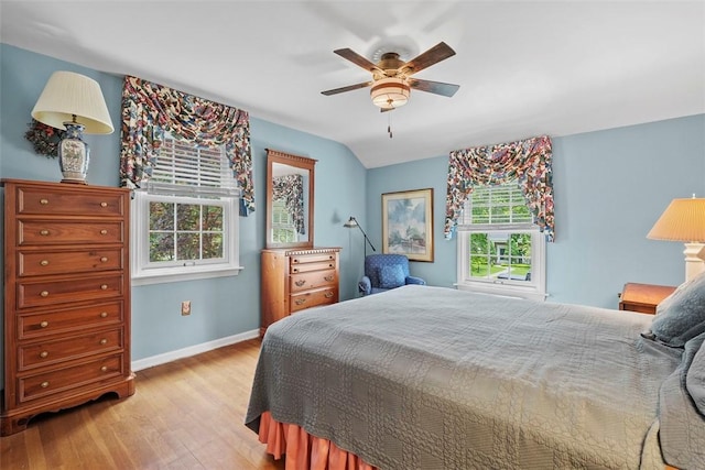 111 Maple Dr, Pine Twp Nal, PA 15090 - bedroom with wood finished floors, baseboards, and ceiling fan