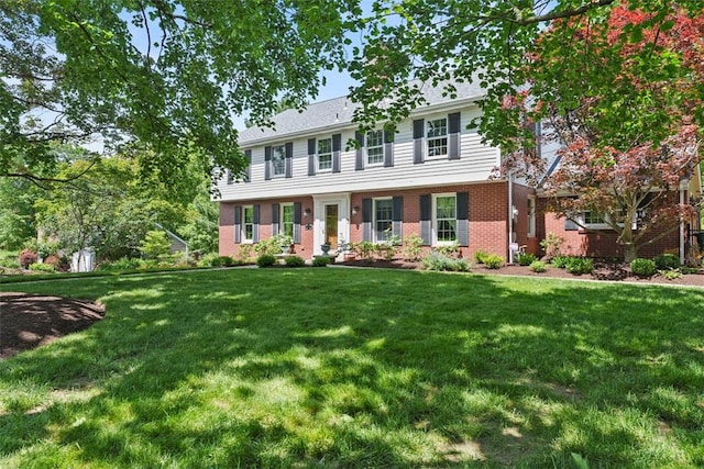 111 Maple Dr, Pine Twp Nal, PA 15090 - view of front of property with brick siding and a front yard