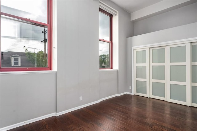 130 S 22nd St Unit 2C, South Side, PA 15203 - spare room featuring plenty of natural light, wood finished floors, and baseboards