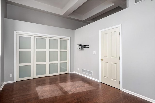 130 S 22nd St Unit 2C, South Side, PA 15203 - spare room with dark wood-style flooring and baseboards