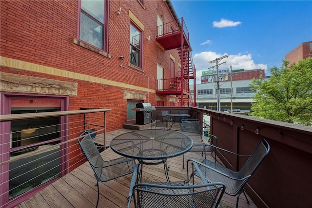 130 S 22nd St Unit 2C, South Side, PA 15203 - balcony featuring grilling area and outdoor dining area