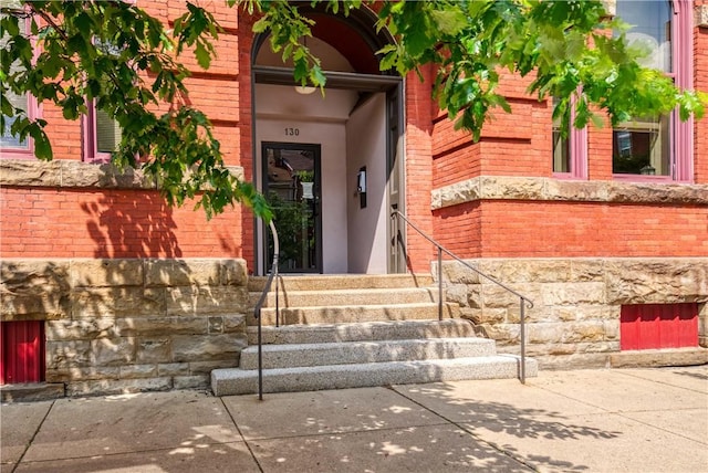 130 S 22nd St Unit 2C, South Side, PA 15203 - view of exterior entry with brick siding