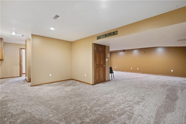 321 Ivy Dr, Pine Twp Nal, PA 15044 - spare room featuring light carpet and recessed lighting