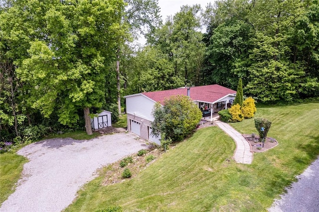 34 Max St, Hempfield Twp Wml, PA 15601 - view of front of house with a front yard and gravel driveway