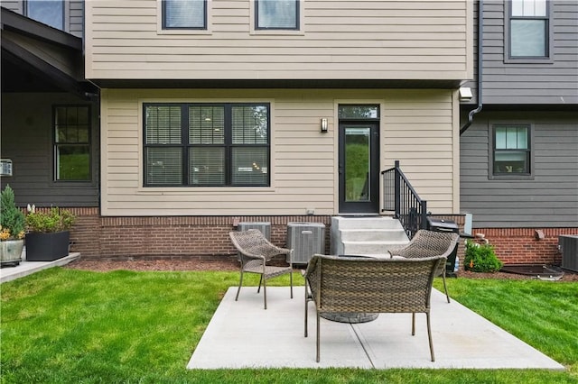 349 Azalea Dr, Peters Twp, PA 15367 - view of patio / terrace with central AC