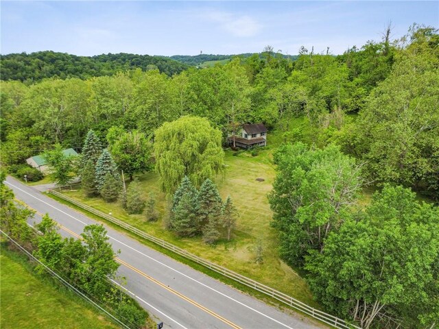 431 Scenic Dr W, Pike Run Twp, PA 15427 - drone / aerial view of a heavily wooded area