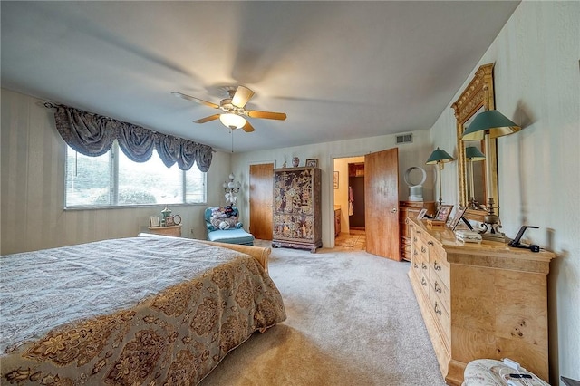 3098 Clay Pike St, Sewickley Twp, PA 15637 - bedroom featuring light carpet and ceiling fan
