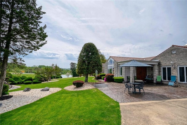 3098 Clay Pike St, Sewickley Twp, PA 15637 - view of green lawn featuring a patio