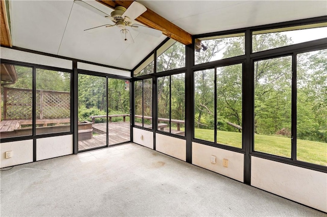 4117 Kellington Ct, Murrysville, PA 15668 - unfurnished sunroom with ceiling fan and plenty of natural light