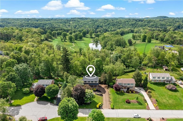 4117 Kellington Ct, Murrysville, PA 15668 - aerial view of a forest and a large body of water