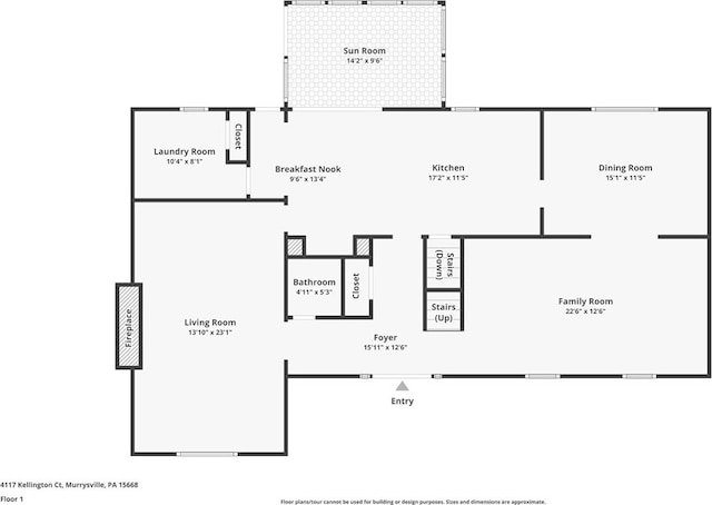 4117 Kellington Ct, Murrysville, PA 15668 - view of floor plan / room layout