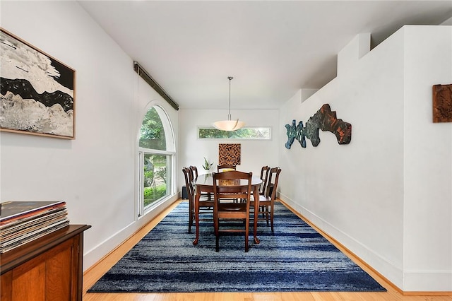 2219 Beechwood Blvd, Squirrel Hill, PA 15217 - dining area featuring light wood-type flooring and baseboards