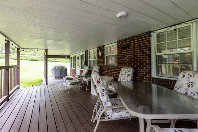 1509 Ingomar Heights Rd, Franklin Park, PA 15237 - porch with area for grilling and outdoor dining space