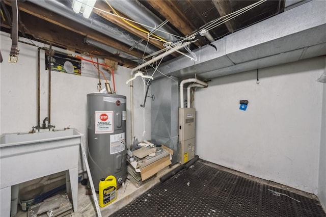 914 Western Ave, Jeannette, PA 15644 - unfinished basement featuring water heater