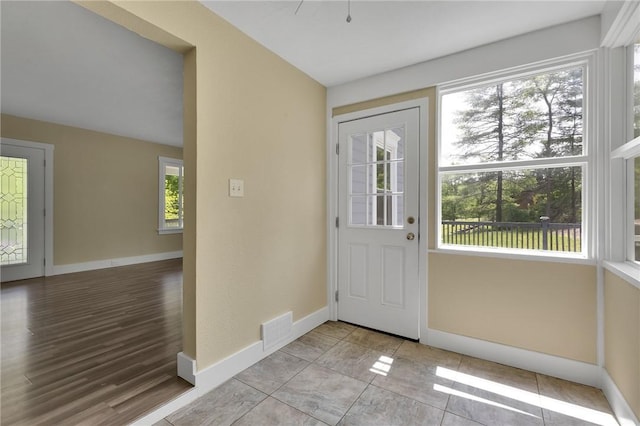 9895 Willow Dr, Mccandless, PA 15090 - foyer entrance with baseboards