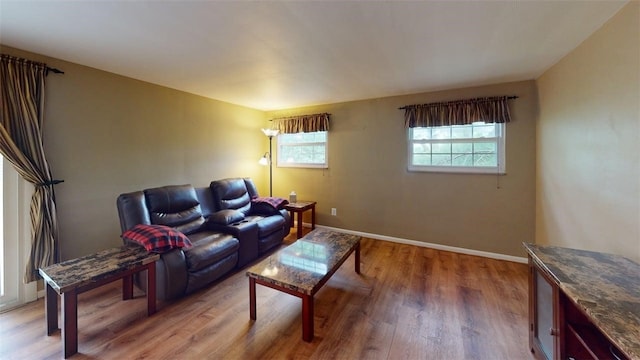 227 Ridge Ave, Forest Hills Boro, PA 15221 - living room with light wood-type flooring and baseboards