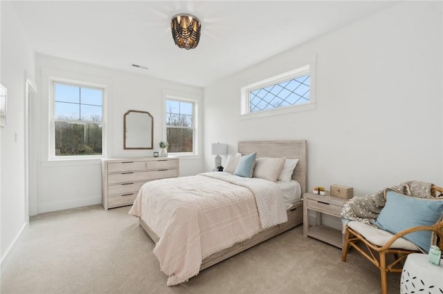 205 Rothaar Ct, Peters Twp, PA 15367 - bedroom with baseboards and light carpet
