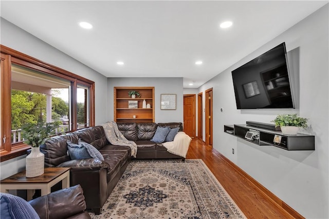 360 Orr Ave, Allegheny Twp, PA 15613 - living area with recessed lighting and wood finished floors