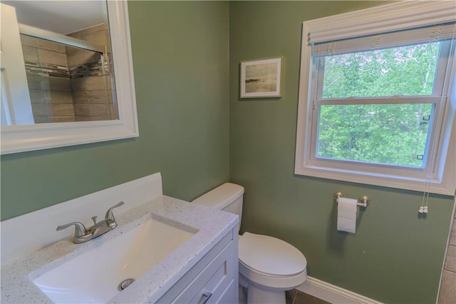 5125 Curry Rd, Baldwin Boro, PA 15236 - full bath featuring toilet, vanity, and tiled shower
