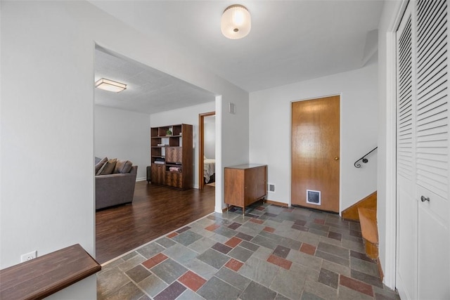 1111 Oriole Dr, Green Tree, PA 15220 - foyer featuring dark stone finish flooring