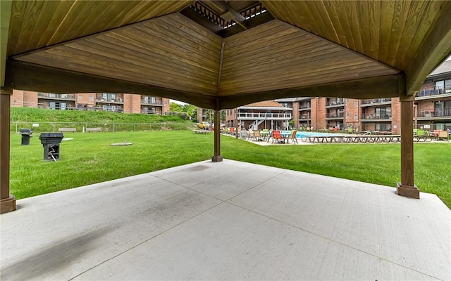 1556 Fairmont St, Wilkinsburg, PA 15221 - view of patio featuring a grill