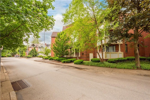 100 Denniston St Unit 211, Shadyside, PA 15206 - view of asphalt road with curbs and sidewalks