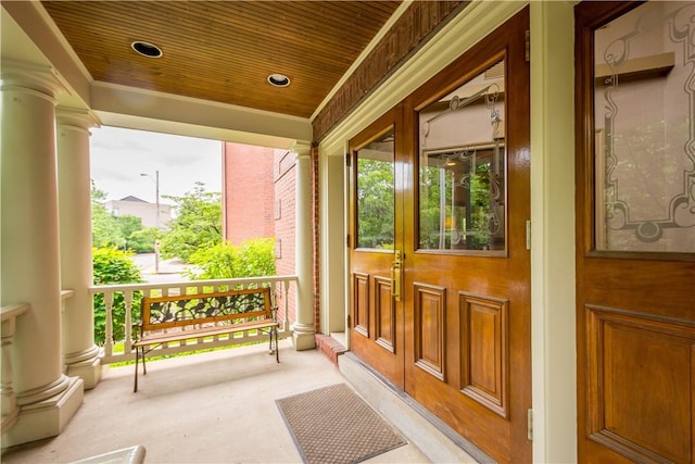 100 Denniston St Unit 211, Shadyside, PA 15206 - view of exterior entry featuring covered porch
