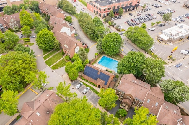 100 Denniston St Unit 211, Shadyside, PA 15206 - aerial view of a pool area