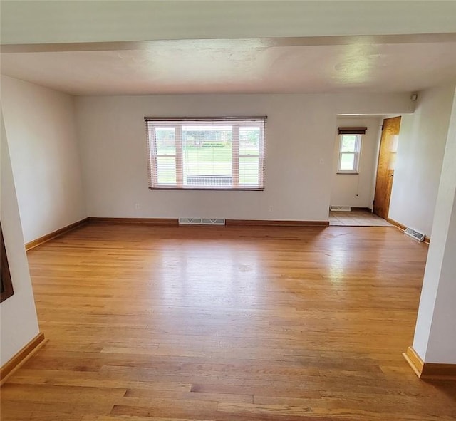 2216 Manor Dr, Manor Twp, PA 16226 - spare room with light wood-style floors and baseboards