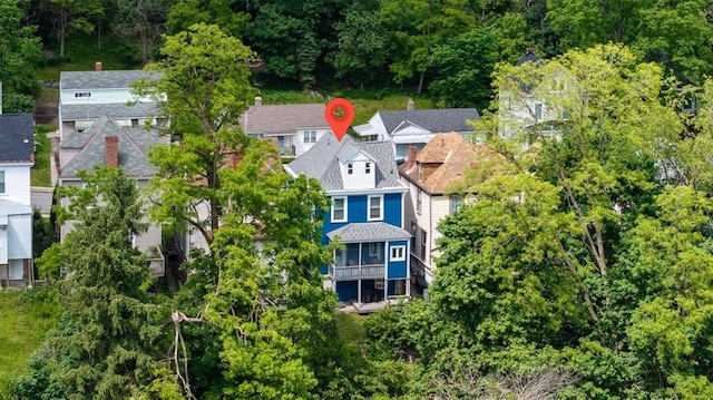 639 Tingley Ave, Bellevue, PA 15202 - aerial view of residential area