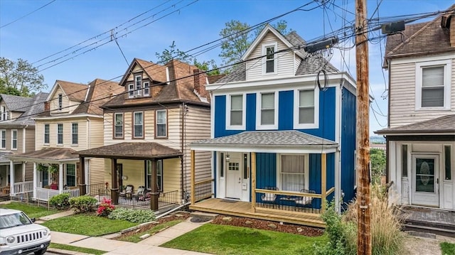 639 Tingley Ave, Bellevue, PA 15202 - view of front of house featuring a porch and a residential view