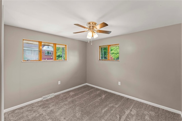 110 Steinbach Ln, Jefferson Hills, PA 15025 - carpeted empty room with a ceiling fan and baseboards