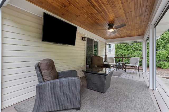 9264 Marshall, Cranberry Twp, PA 16066 - view of patio / terrace with a ceiling fan