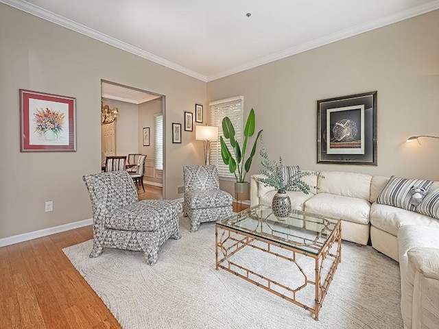 824 Kingsberry Cir, Mt Lebanon, PA 15234 - living area with wood finished floors, ornamental molding, and baseboards