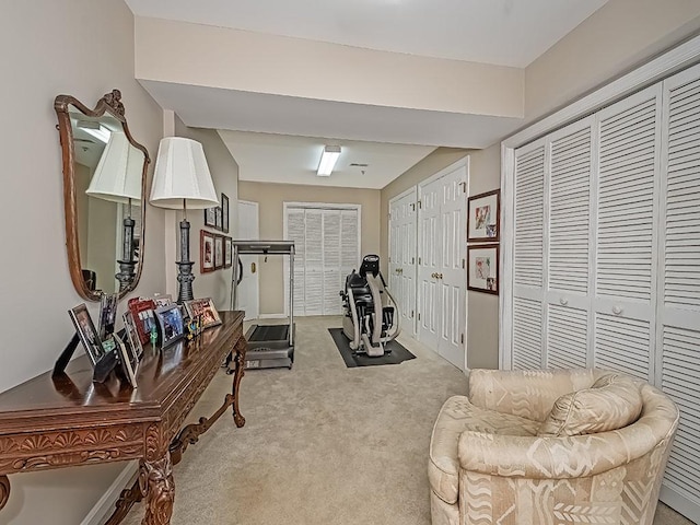 824 Kingsberry Cir, Mt Lebanon, PA 15234 - workout room with carpet floors