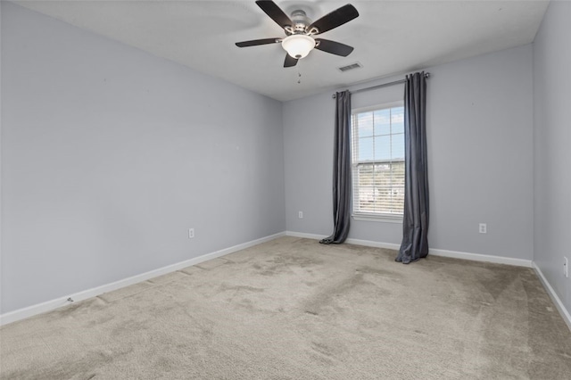 190 Southern Valley Ct, Adams Twp, PA 16046 - carpeted empty room with baseboards and a ceiling fan