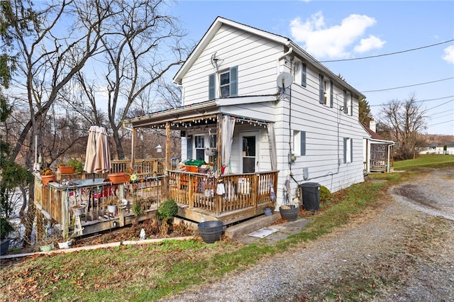 1194-1226 Lewis Ave, Robinson Twp Nwa, PA 15108 - view of front facade featuring a deck
