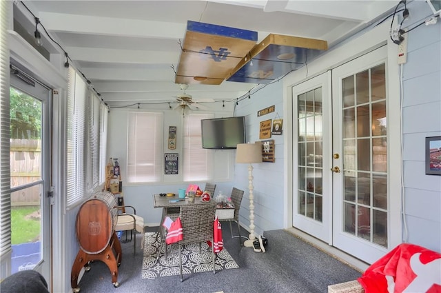 304 Petain St, Ellwood City Law, PA 16117 - sunroom with french doors