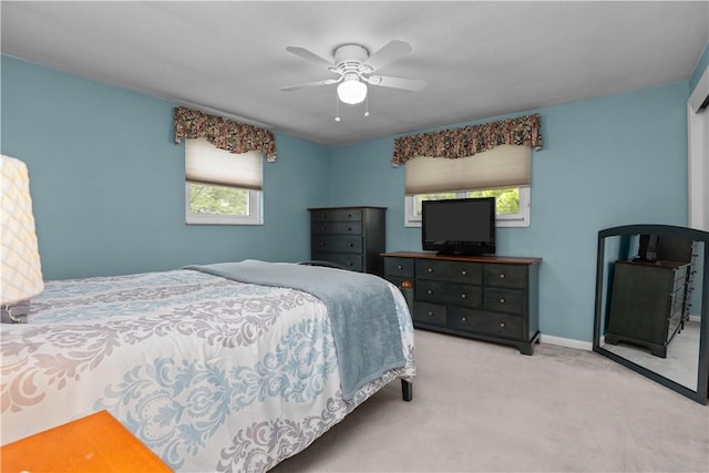 887 E Arcadia Dr, Mccandless, PA 15237 - bedroom with carpet floors and a ceiling fan