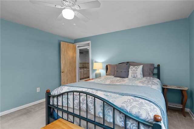 887 E Arcadia Dr, Mccandless, PA 15237 - carpeted bedroom featuring baseboards and a ceiling fan